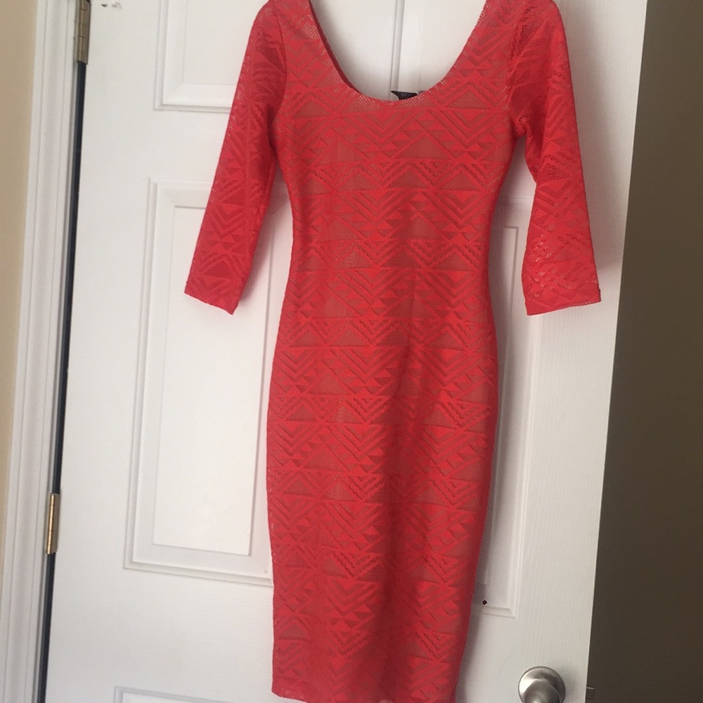 Orange dress